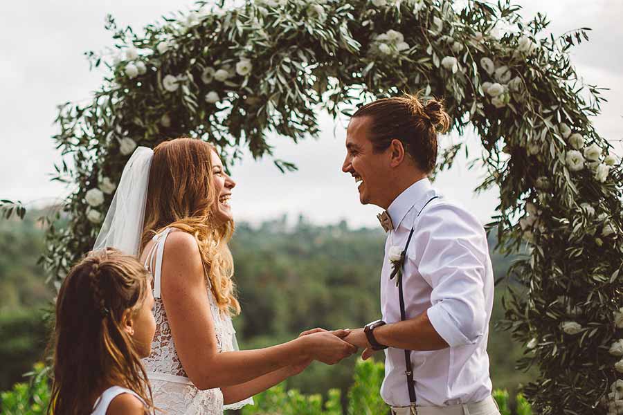 Un mariage en toute intimité