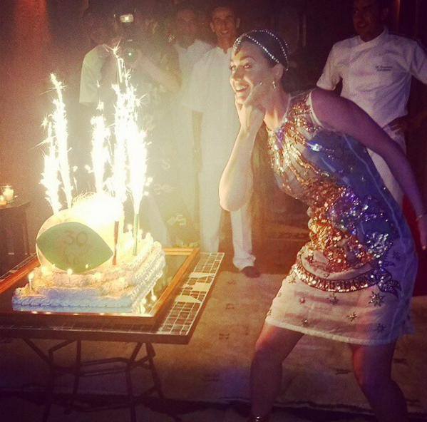 Katy Perry anniversaire marrakech